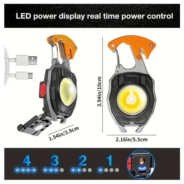 linterna multifuncional encendedor