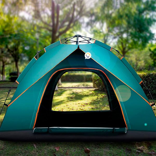 Carpa Automática para Camping 4 Personas | Resistente al Agua y Fácil de Armar