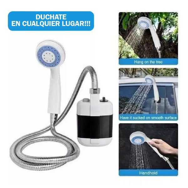 Ducha Regadera Portatil Recargable 1.5mt